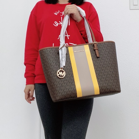 Michael Kors Center Stripe MD Tote - Picture 8 of 8